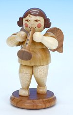Angel with Clarinet<br>Natural Ulbricht Figure
